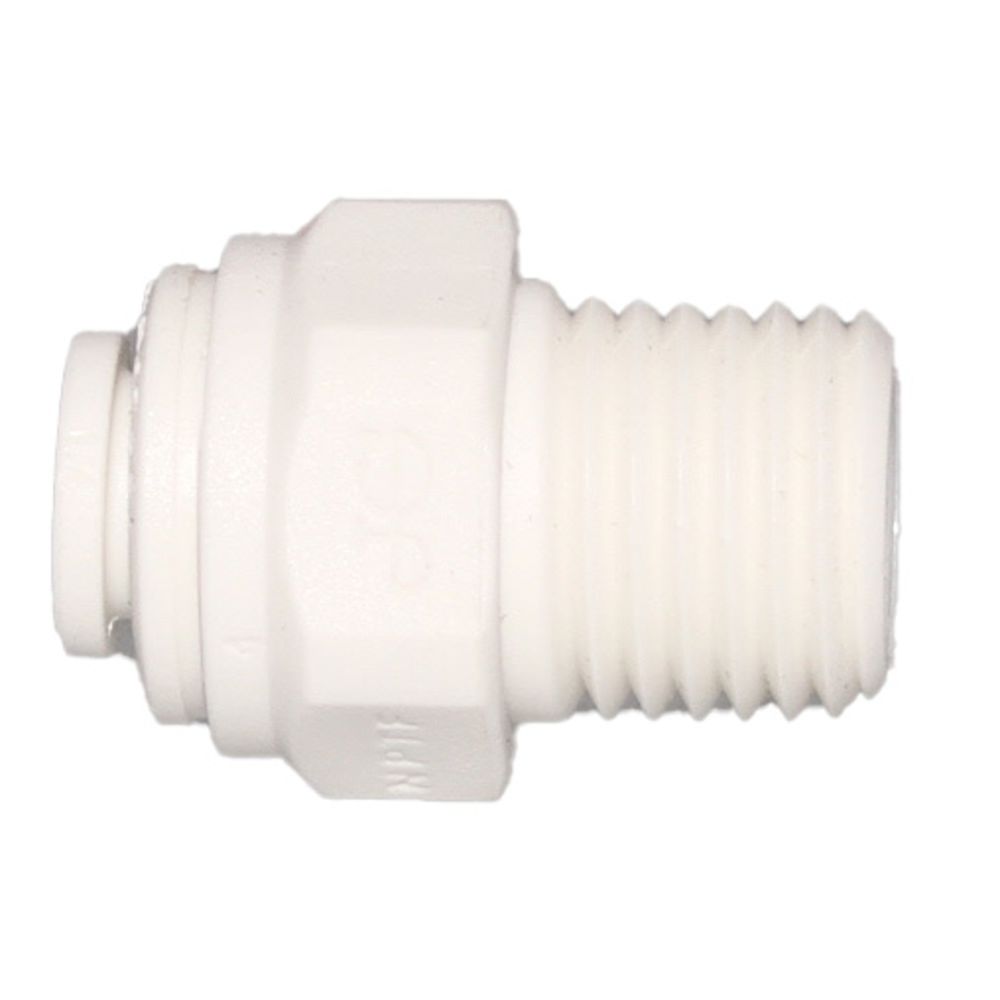 John Guest Male Connector NPTF Polypro - 1/4 x 1/4 NPTF
