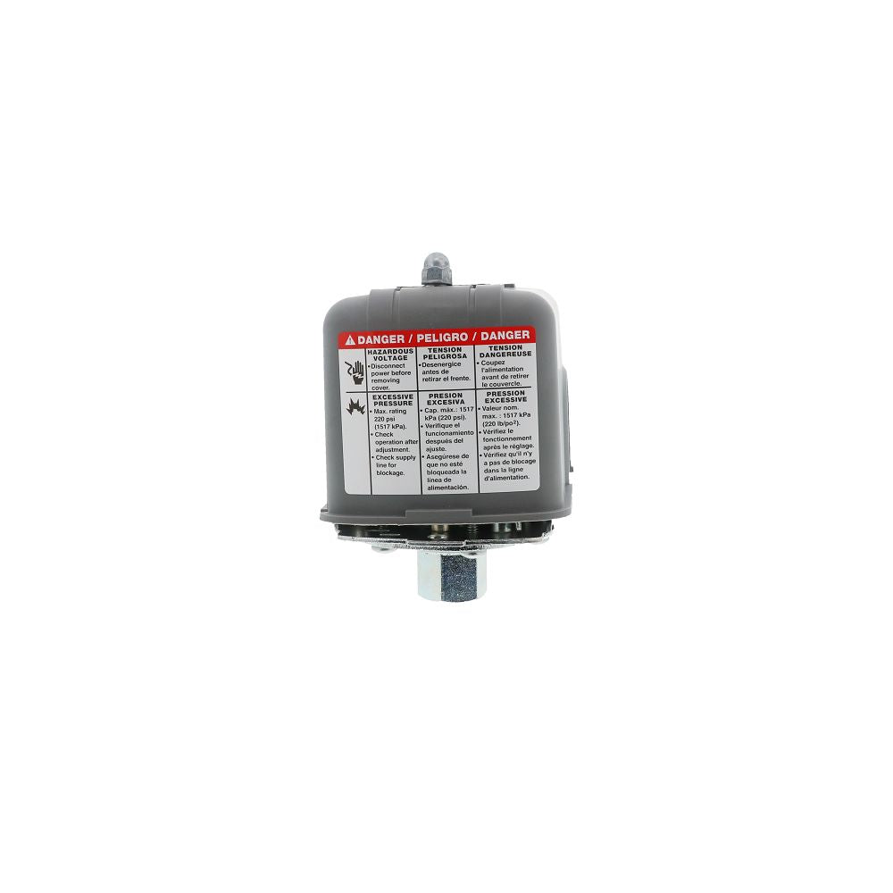 Square D Pressure Switch, DPST, 20/50 PSI, Diaphragm 9013FSG2J18