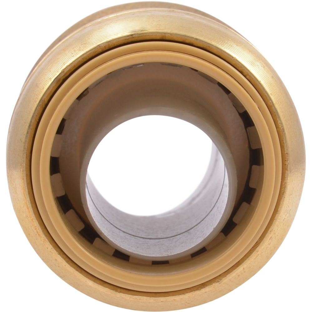 SharkBite® U4016LF Lead-Free Brass Push-to-Connect Polybutylene Transition Coupling - 3/4" PB x 3/4"