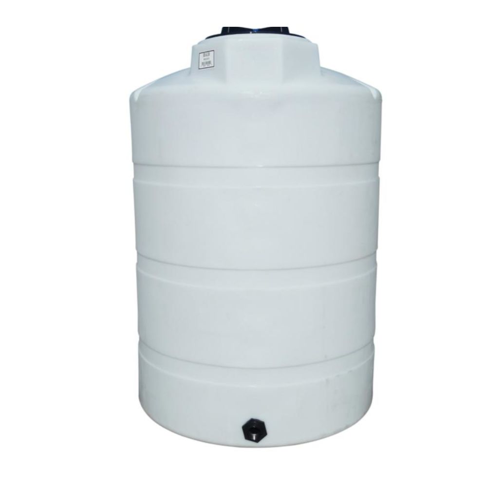 Atmospheric Vertical Storage Tank 500 gal Drilled with Fittings