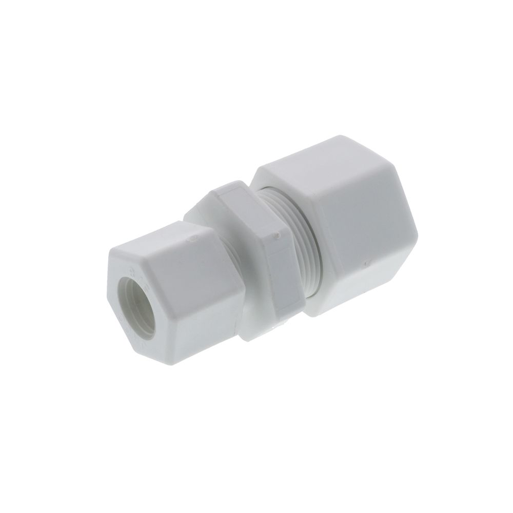 JACO 15-14-10-P-PG Polypropylene Reducing Union 7/8 OD Tube x 5/8 OD Tube