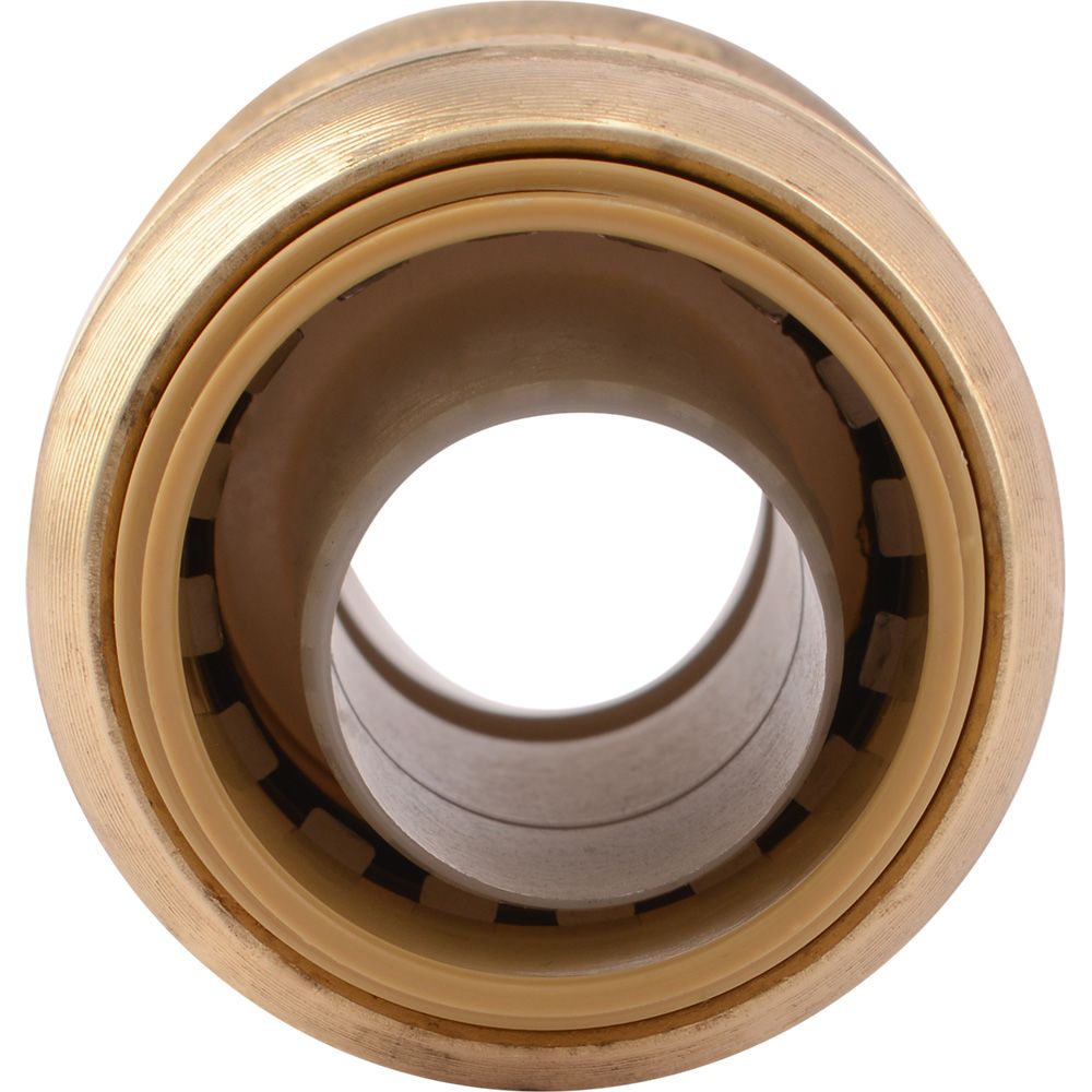SharkBite® U016LF Lead-Free Brass Push-to-Connect Coupling - 3/4" x 3/4"