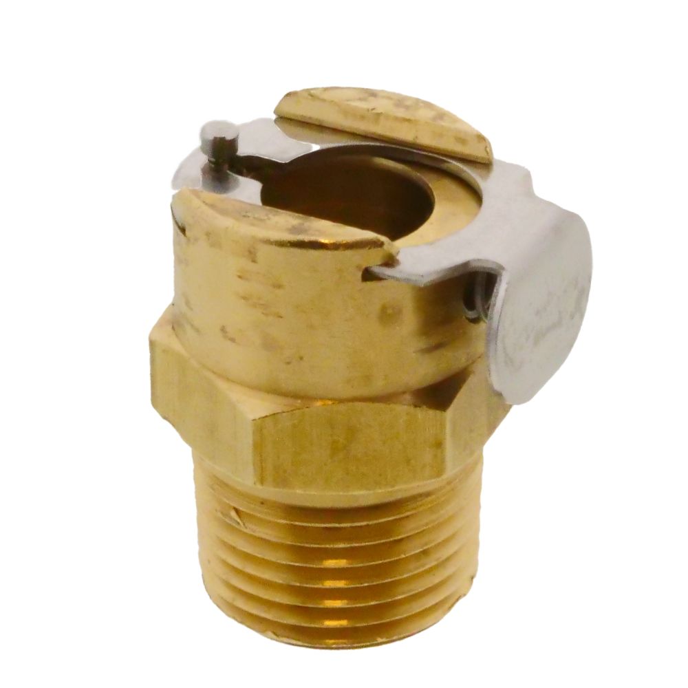LCD10006VBR Valved Male Thread Coupling Body 3/8 NPT