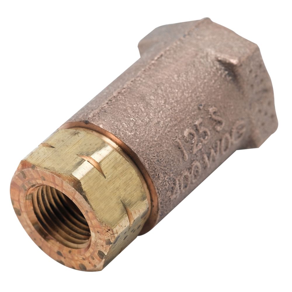 T&S Brass B-CVH3-8 Check Valve for Horizontal or Vertical use, 3/8" FNPT