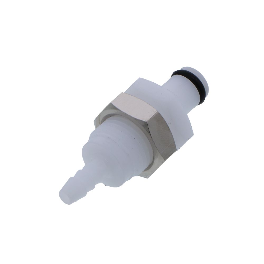 PMC4202 Panel Mount Hose Barb Coupling Insert 1/8 ID Barb