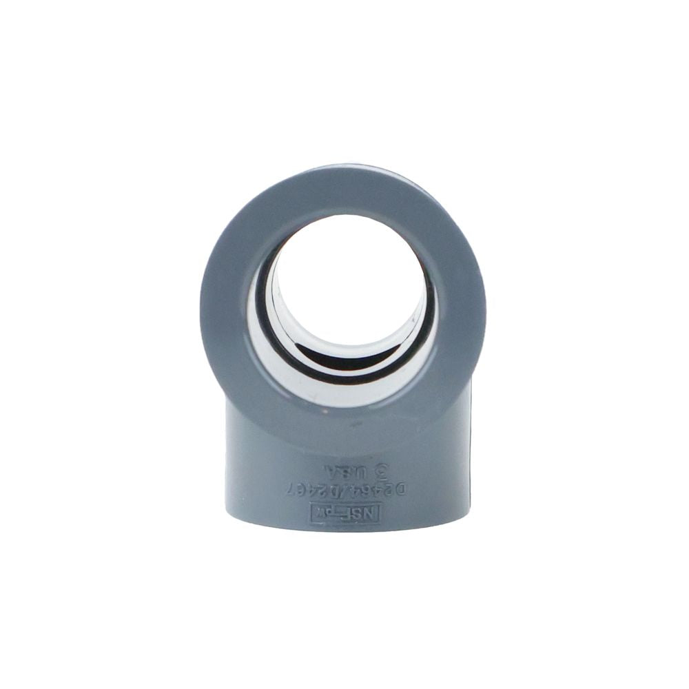 Schedule 80 PVC Tee 1/2" Socket x Socket x FPT