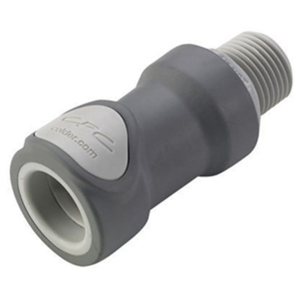 NS6D10008BSPT Valved Male Thread Coupling Body 1/2 BSPT