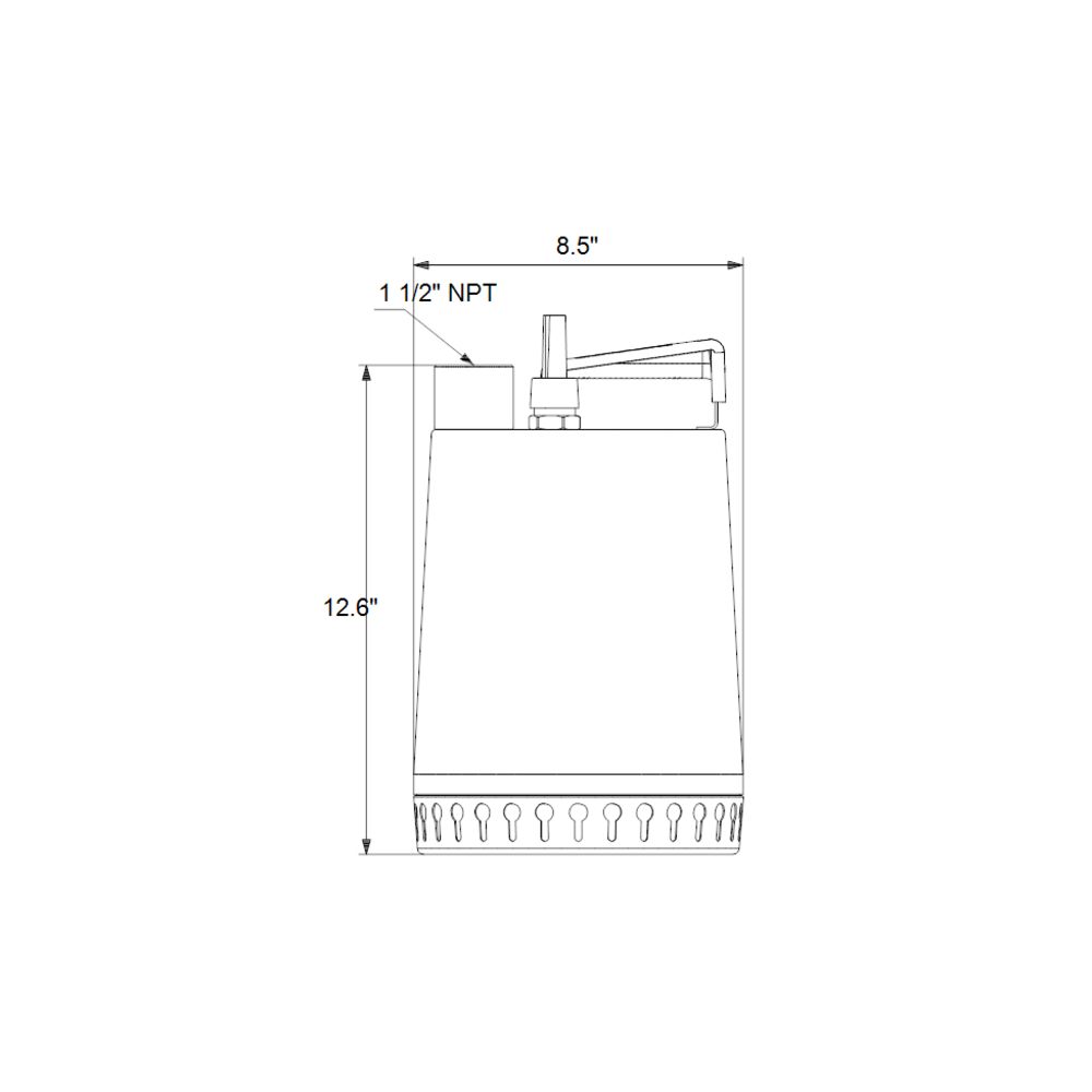 Grundfos AP124004A1 115V 25' Automatic Submersible Water Pump