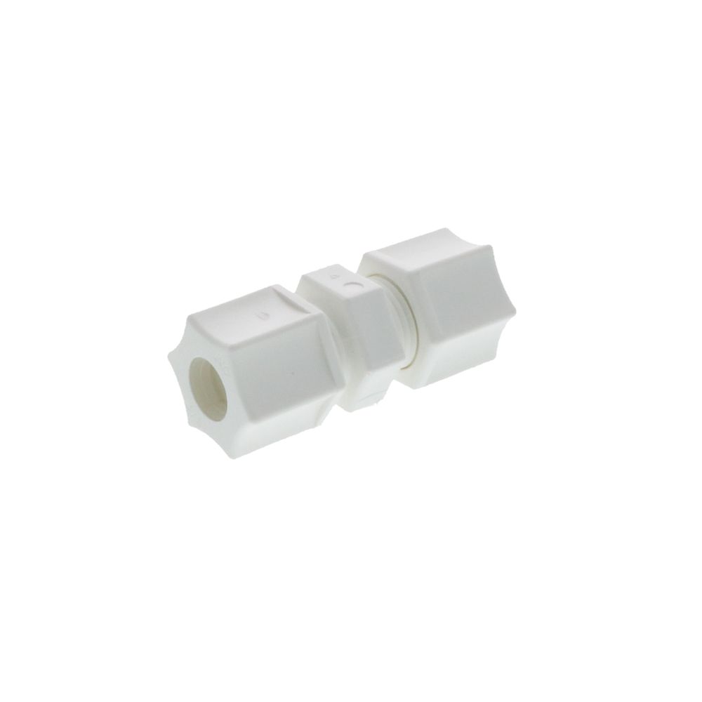JACO 15-6-4-P-PG Polypropylene Reducing Union 3/8 OD Tube x 1/4 OD Tube