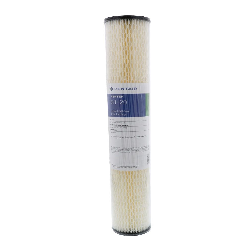 20" Pentek S1-20 Pleated Cellulose 20 mic Filter