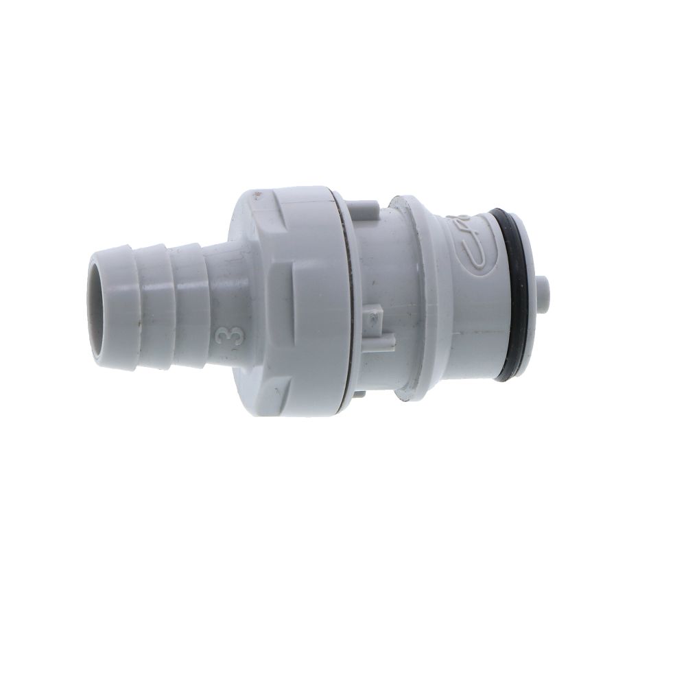HFCD22812 Valved In-line Hose Barb Coupling Insert 1/2 ID Barb