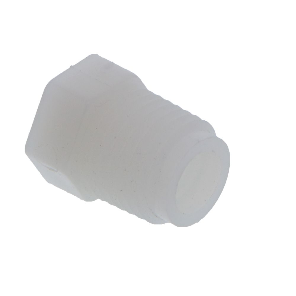 Pipe Plug Hex Head - 1/4" NPT Nylon Natural