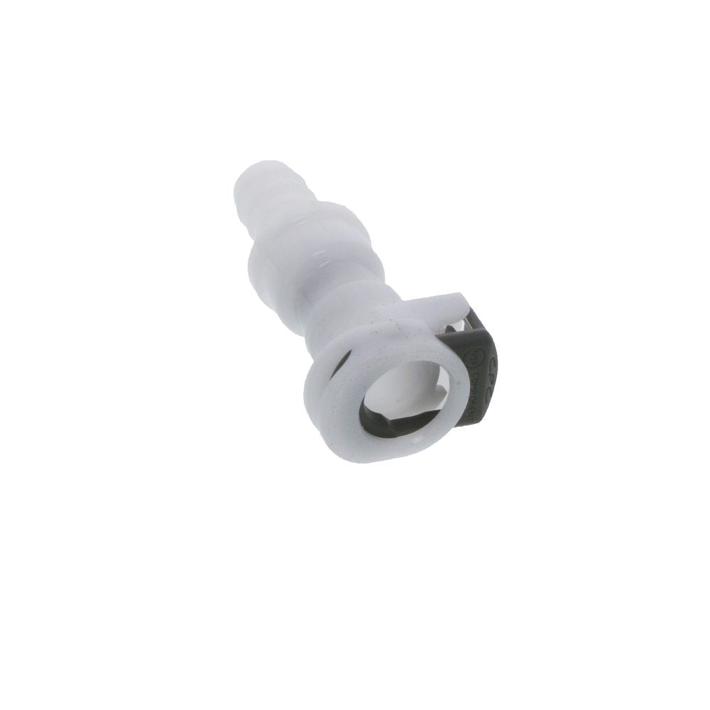 APCD17006SH Valved In-Line Hose Barb Coupling Body with Shroud 3/8 ID Barb