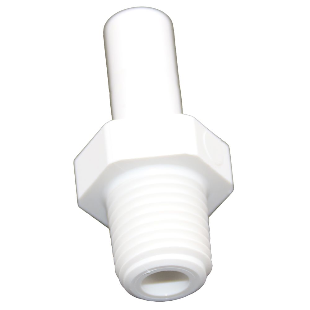 NeoFit - Polypropylene Natural White Stem Adapter 3/8" Stem x 1/4" NPTF