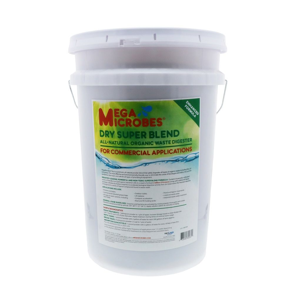 MegaMicrobes Dry Premium Organic Waste Digester 25LB Bucket