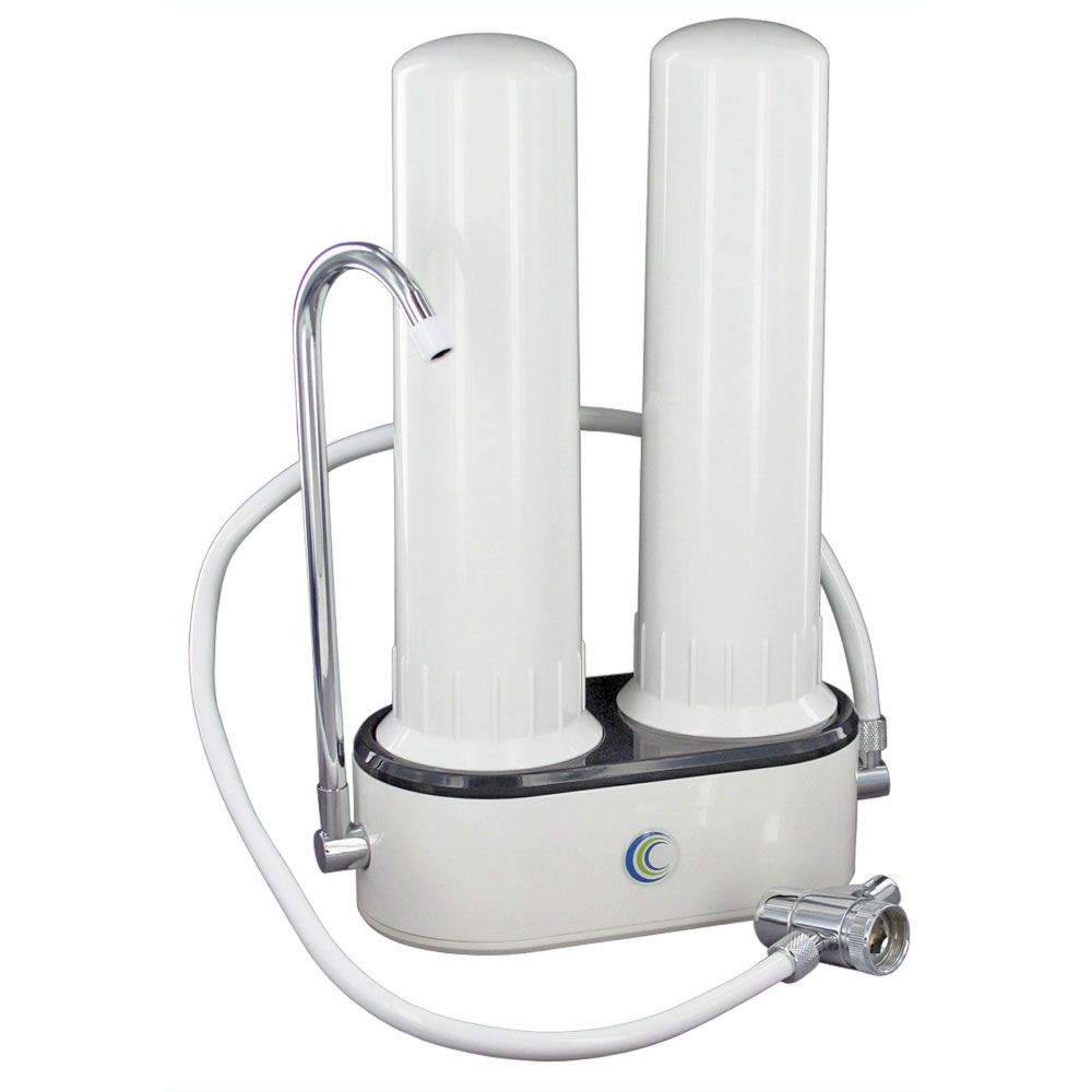 AquaCera Twin HCP Countertop Drinking Water Filter System