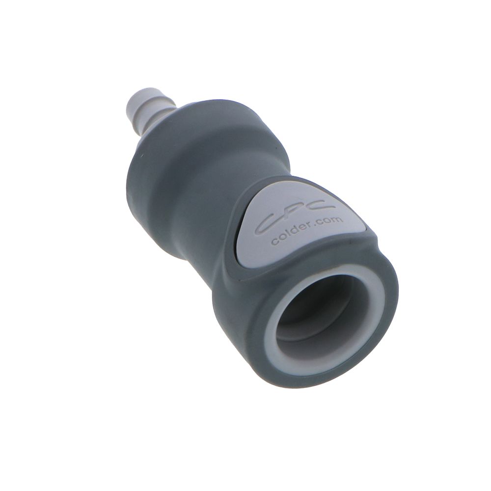 NS6D17006 Valved In-Line Hose Barb Coupling Body 3/8 ID Barb