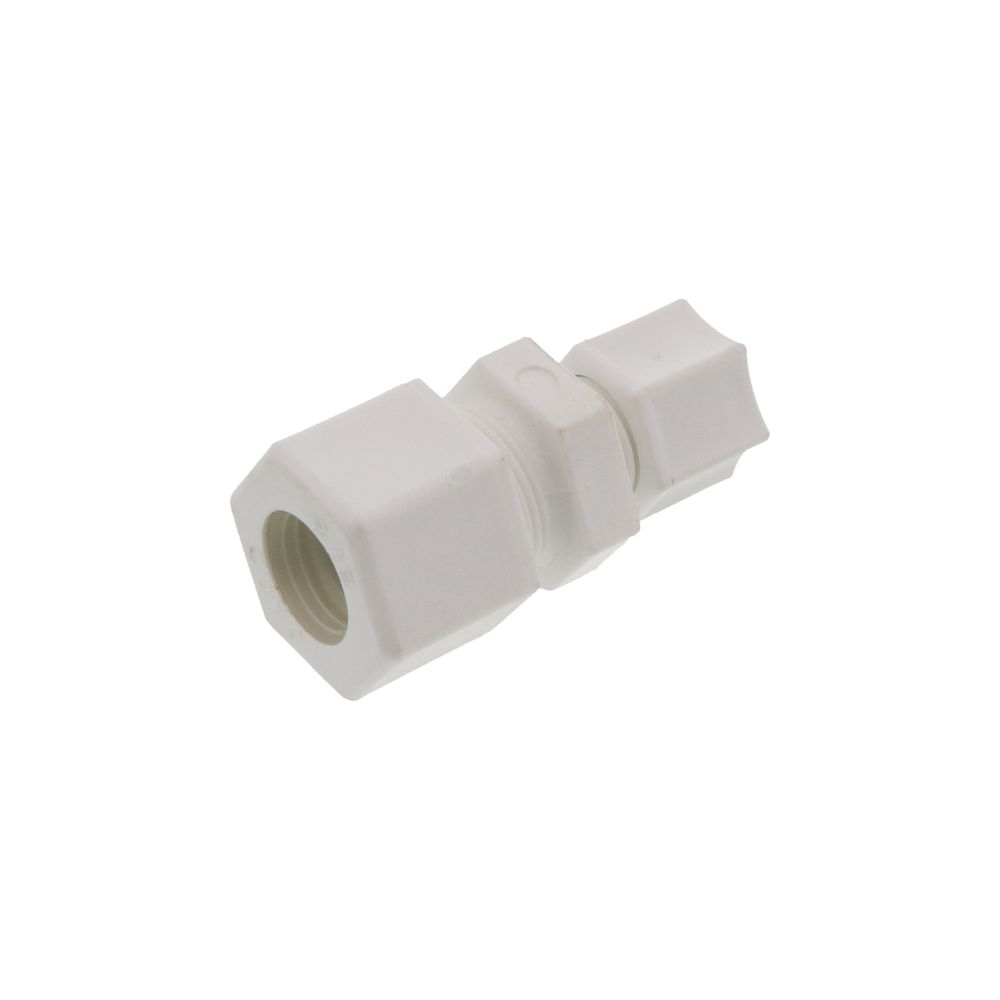JACO 15-10-6-P-PG Polypropylene Reducing Union 5/8 OD Tube x 3/8 OD Tube