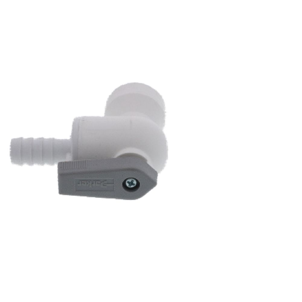 Parker Liquifit Par-Barb Valve Female Elbow - 3/8 ID Barb x 1/4 FPT