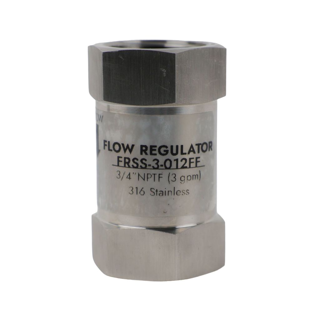 Neo-Pure Stainless Steel Flow Control 3 GPM SS - 3/4 FPT