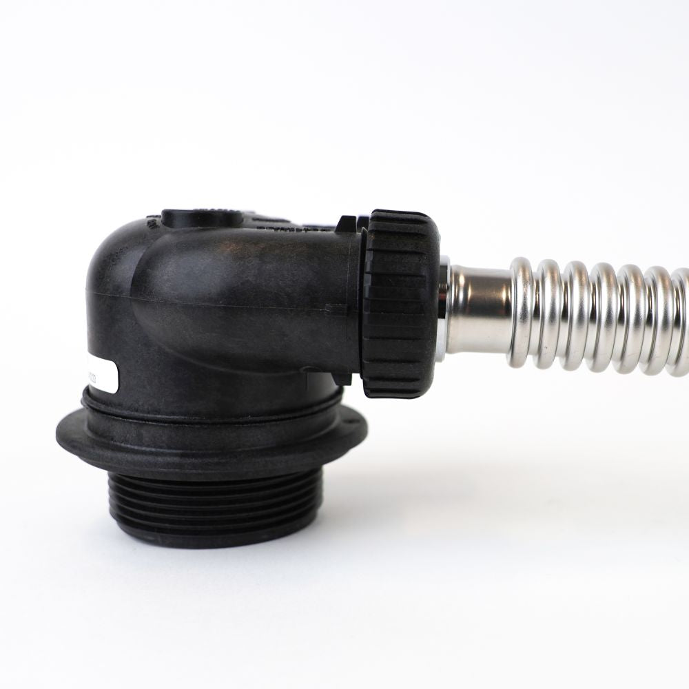 Flexible Stainless Steel Water Softener Connector - Clack 1" QC x QC x 24" L