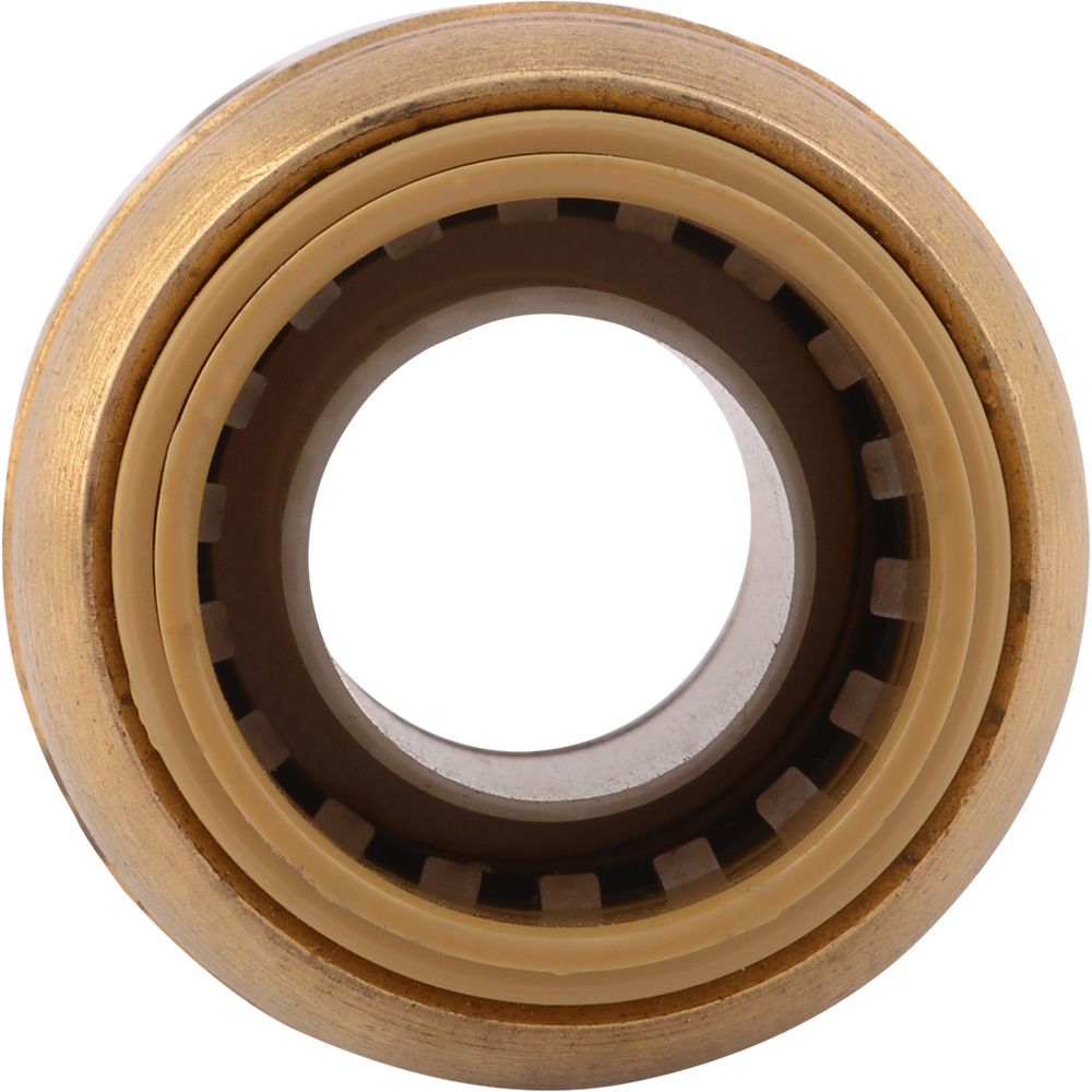 SharkBite® U092LF Lead-Free Brass Push-to-Connect Female Adapter - 3/4" x 1/2" FPT Bullnose