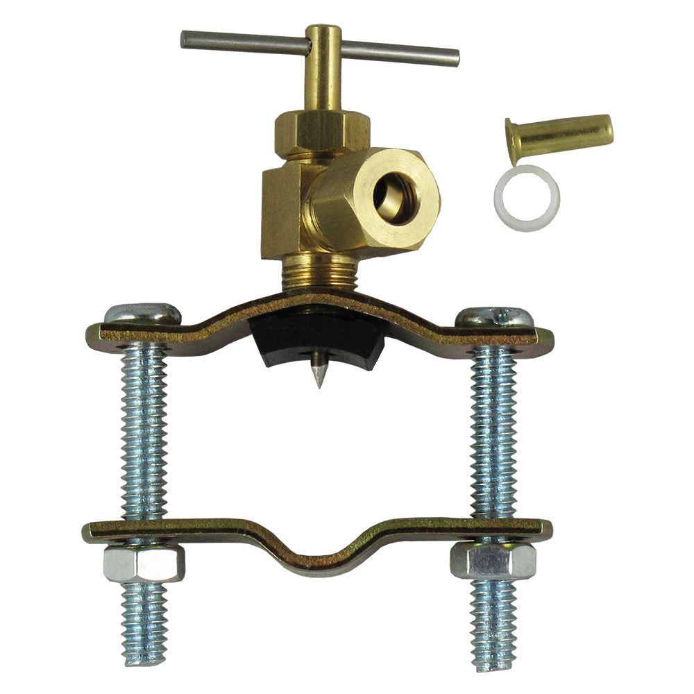 Self-Piercing Feed Valve - Bolt Style 1/4" Compression Lead Free