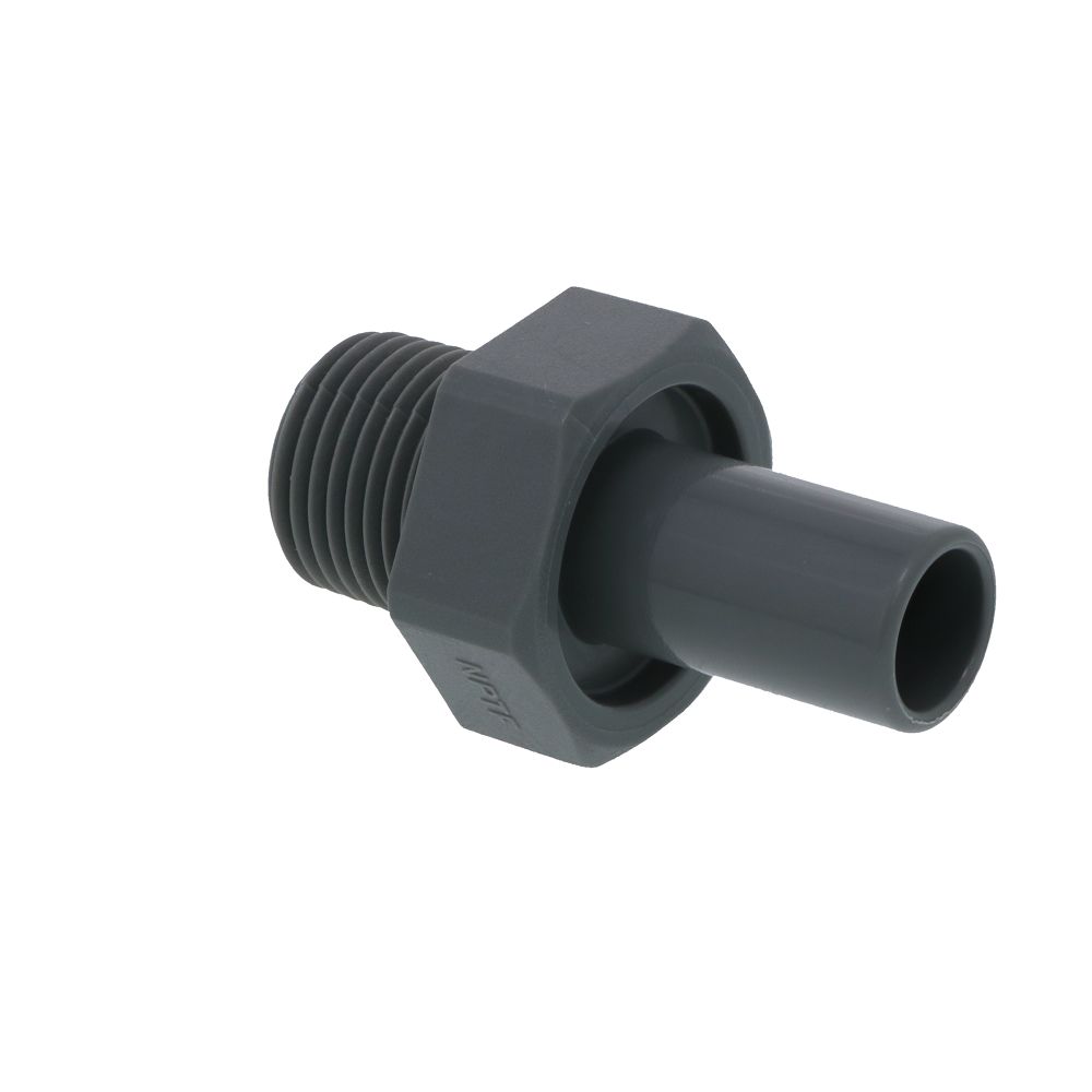 John Guest Stem Adapter BSPT - 3/8 x 3/8 BSPT