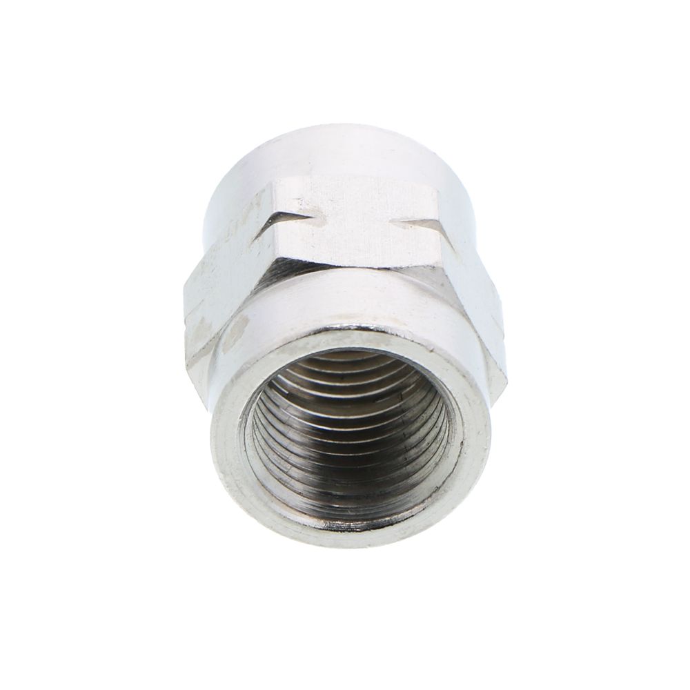 Nickel Plated Brass Coupling 1/8 NPTF x 1/8 NPTF