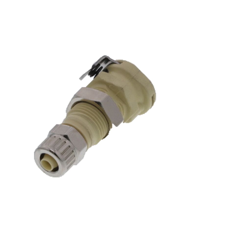 PMCD120412 Valved Panel Mount PTF Coupling Body 1/4 PTF