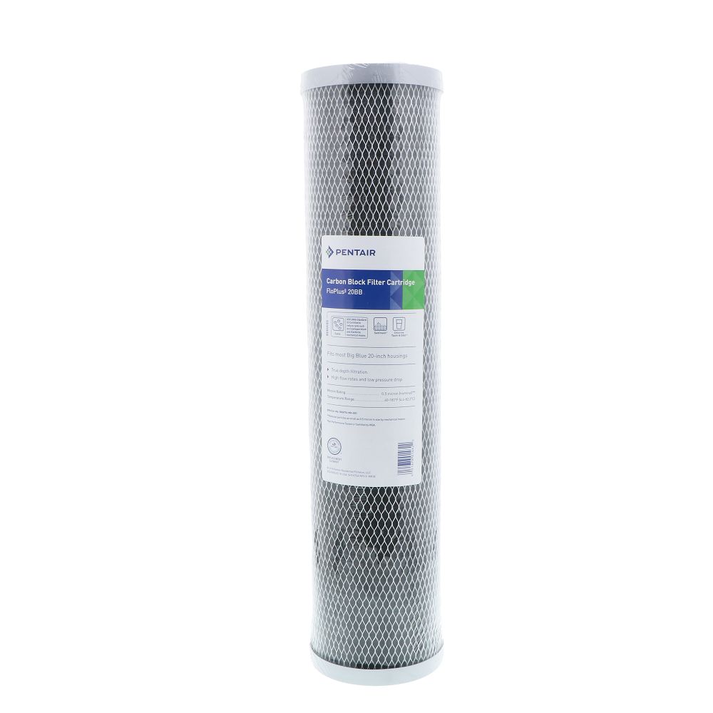 Pentek 455906-43 FloPlus-20BB BigBlue CTO/Cyst 0.5 mic Filter
