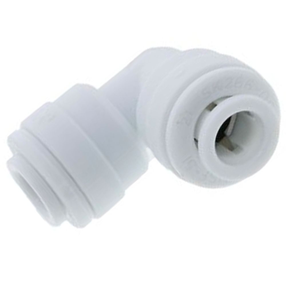 John Guest Union Elbow White Acetal - 1/4