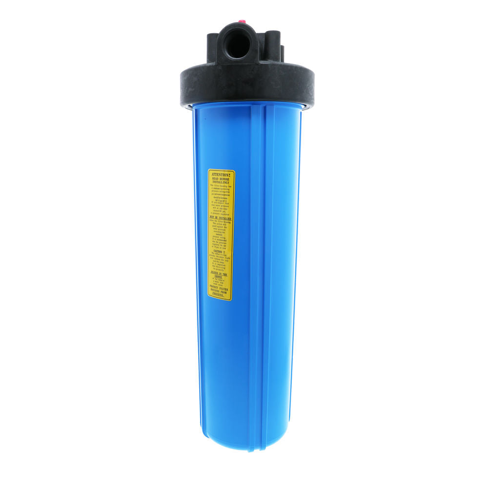 Watts Flowmatic 20" Full Flow Water Filter Housing Black/Blue W/ PR