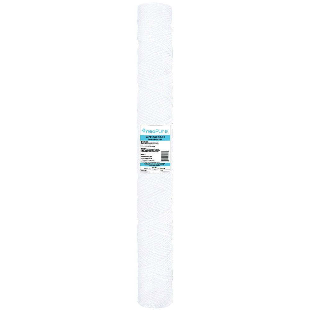 Neo-Pure WPP-25200-01 20" Surfactant Free String Wound Filter 1 Micron