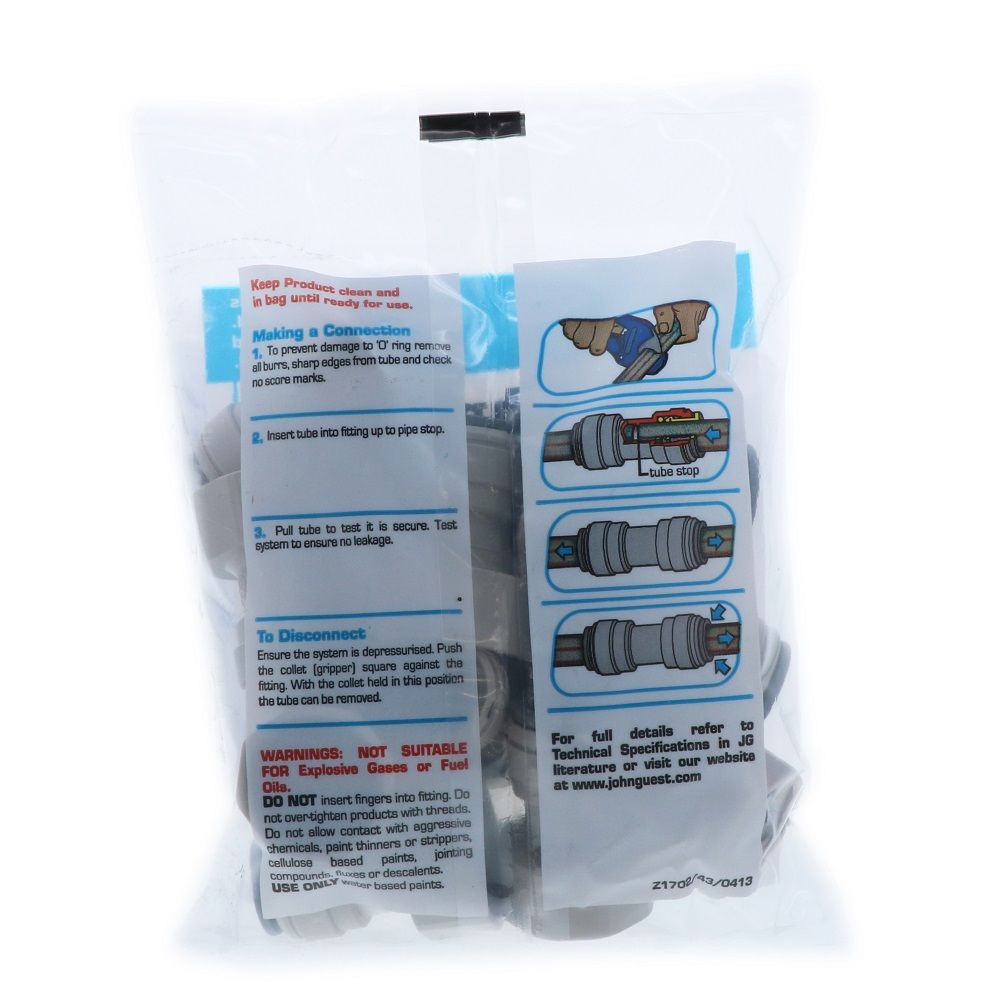 John Guest Female Adapter BSPP - 1/2 x 5/8 BSPP