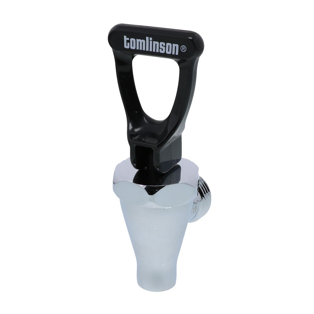 Tomlinson 1000541 SC Series Metal No-Drip Hot Beverage Dispensing Faucet w/ Chromed Brass Bonnet