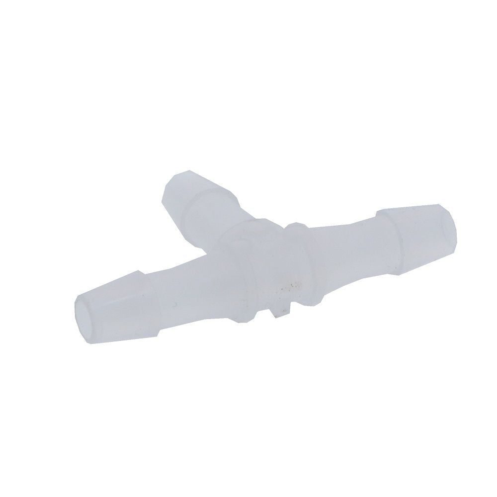 FitQuik Polypropylene Union Tee Barb Fitting - 1/4 ID x 1/4 ID x 1/4 ID