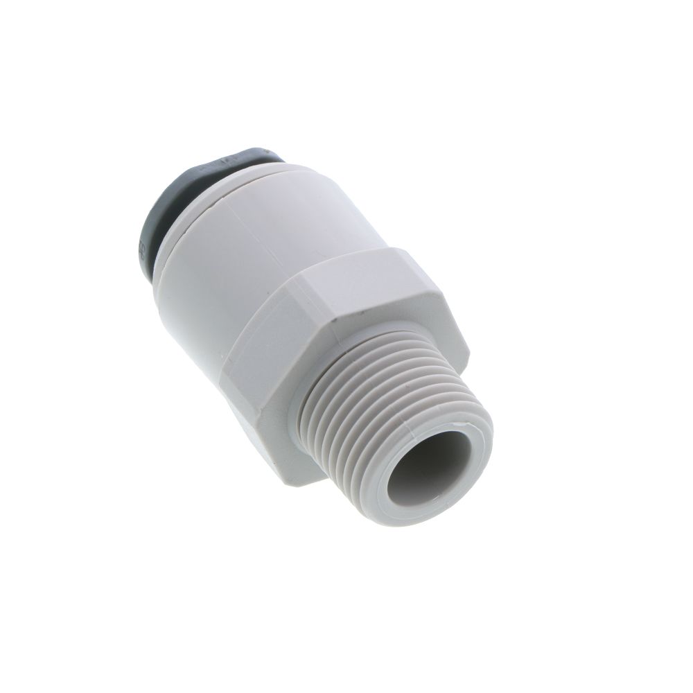 John Guest Male Connector BSPT - 1/2 x 3/8 BSPT