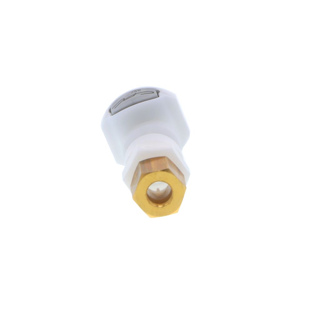APC NSF Valved In-Line Compression Coupling Body with Shroud - 1/4"