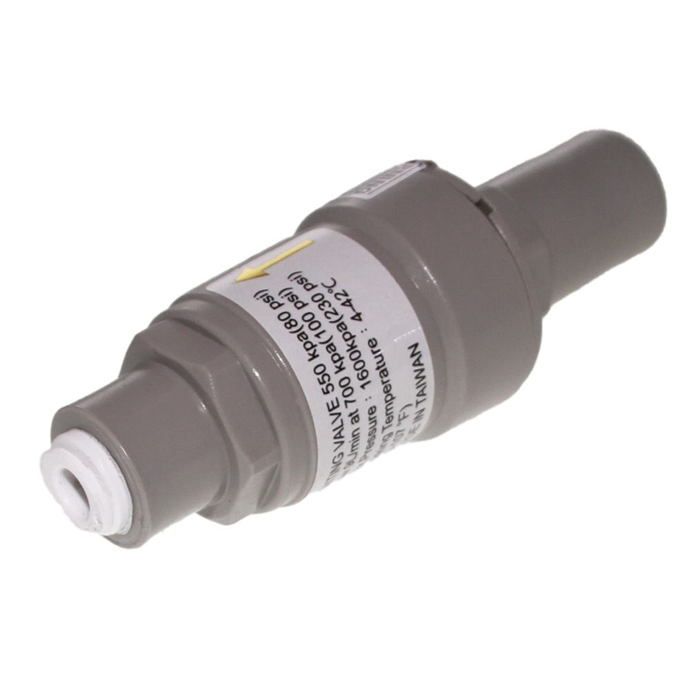 Neo-Pure Pressure Regulator w/ Dual Check Valve 1/4" QC, 40 PSI