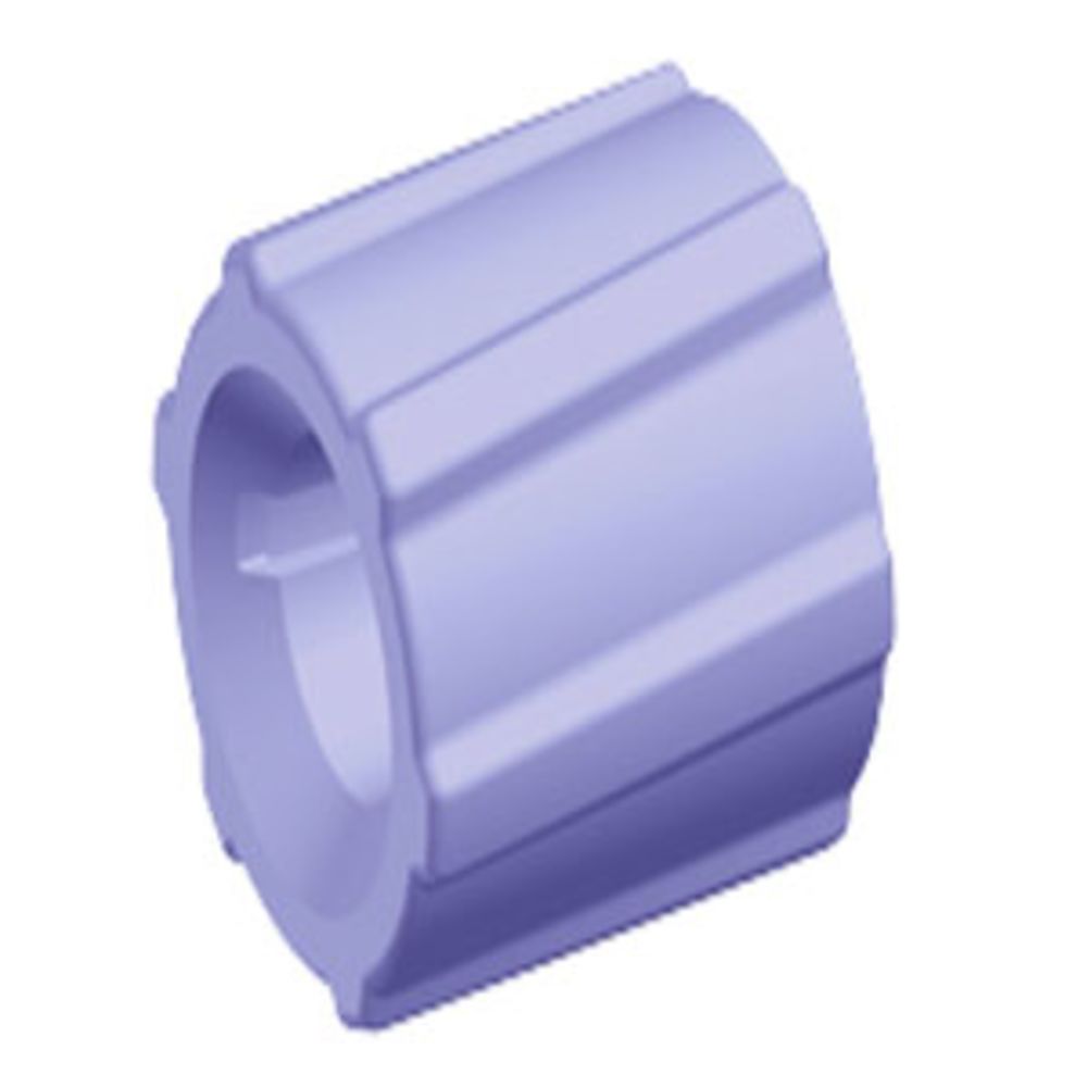 LMSR91 Purple Tint Polycarbonate Rotating Luer Lock Rings