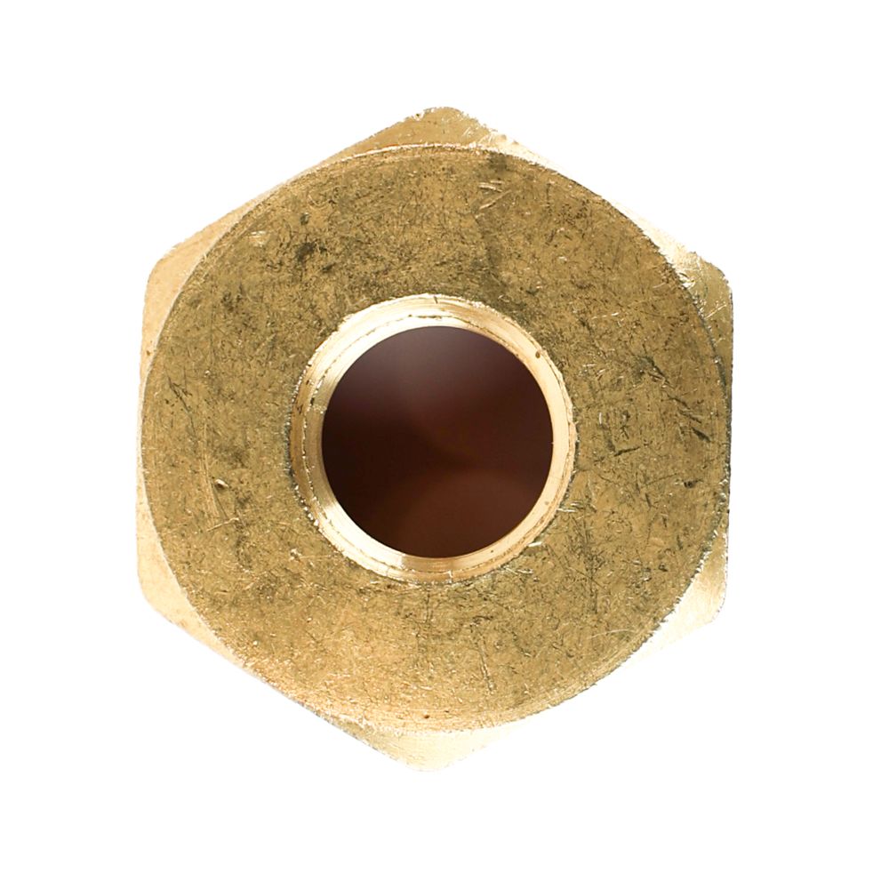 Female Brass Garden Hose Adapter with Washer 3/4 FGHT x 1/4 FIP