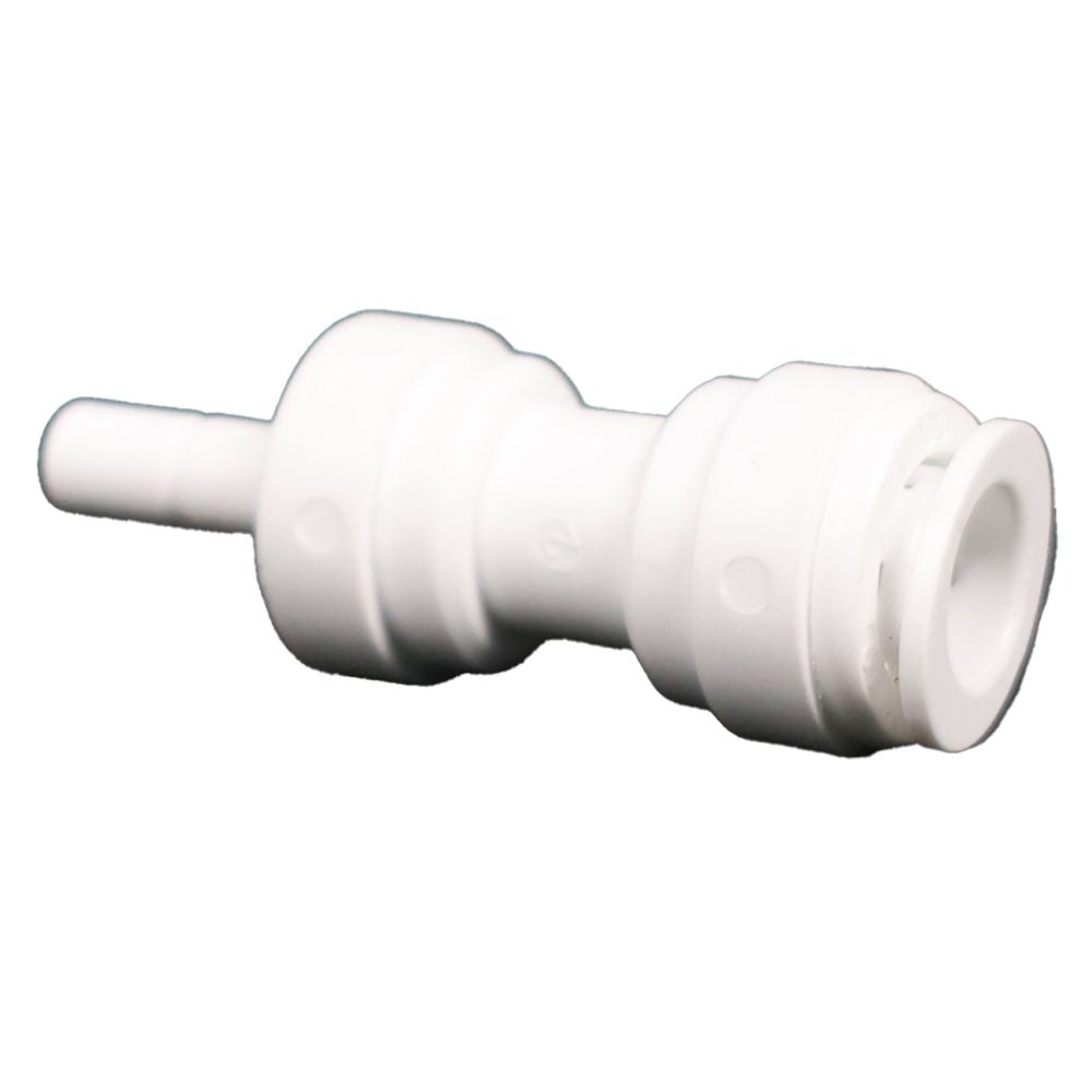 Stem Reducer Check Valve 3/8 OD outlet x 1/4 OD Stem inlet