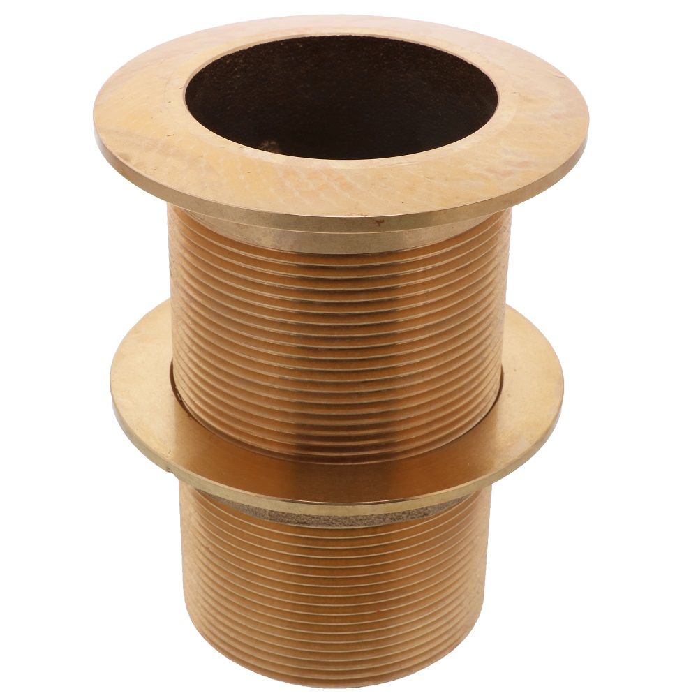 Watts Marine Bronze Thru-Hull Assy With Nut - 3" NPSM