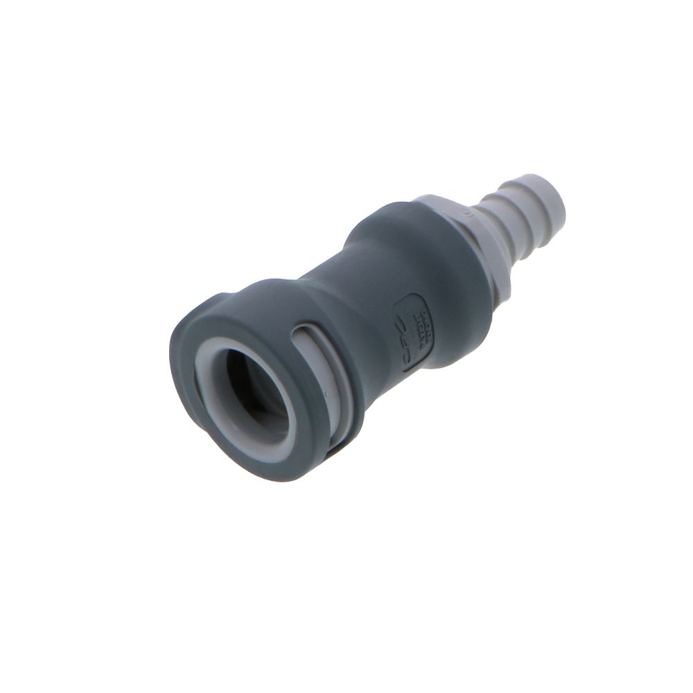 NS4D17006 Valved In-Line Hose Barb Coupling Body 3/8 ID Barb