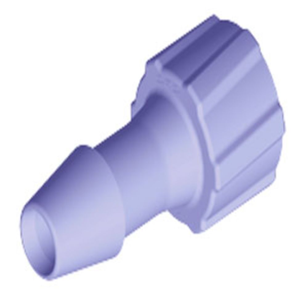 LM6191 Luer Fitting Purple Tint Polycarbonate Male Luer X 3/16 HB