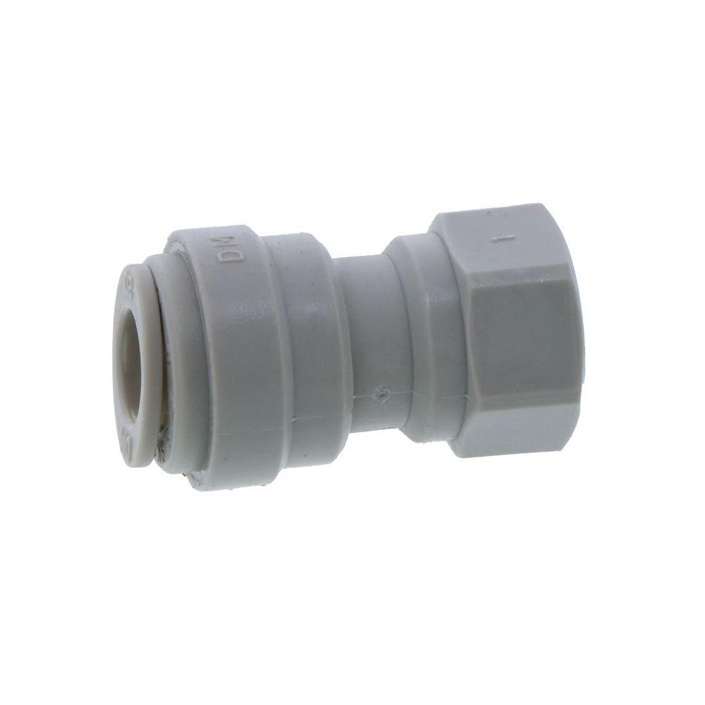 DMfit Female Faucet/Refrigerator Connector - 5/16" Push-in x 7/16-24 UNS