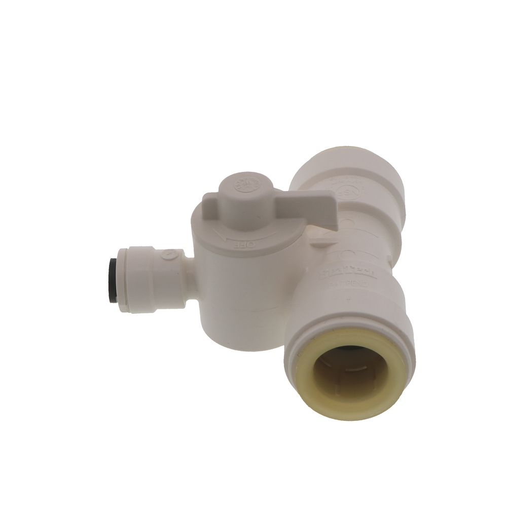 Watts AquaLock/SeaTech - Tee Valve Type 50 - 1/2 CTS x 1/2 CTS x 1/4 OD Branch
