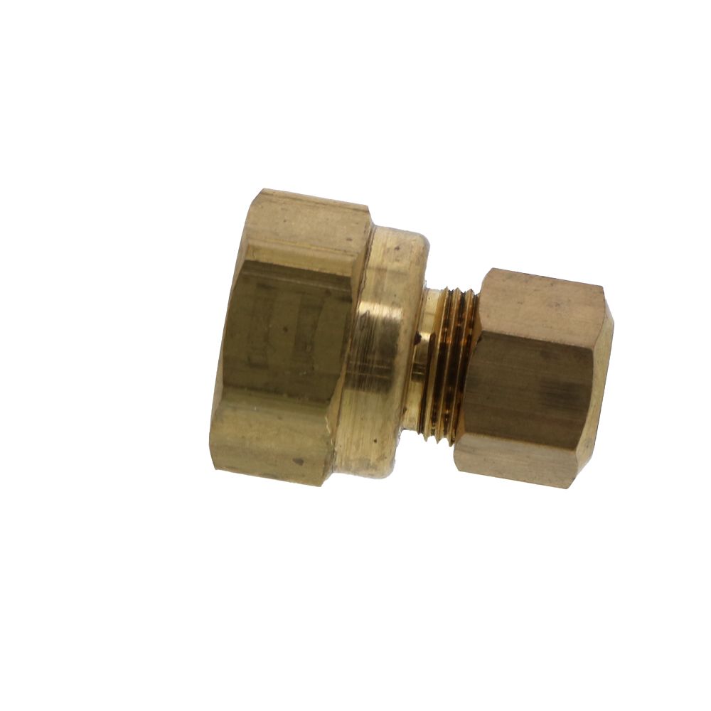 Brass Compression Female Connector 3/8 Compression x 1/2 FPT
