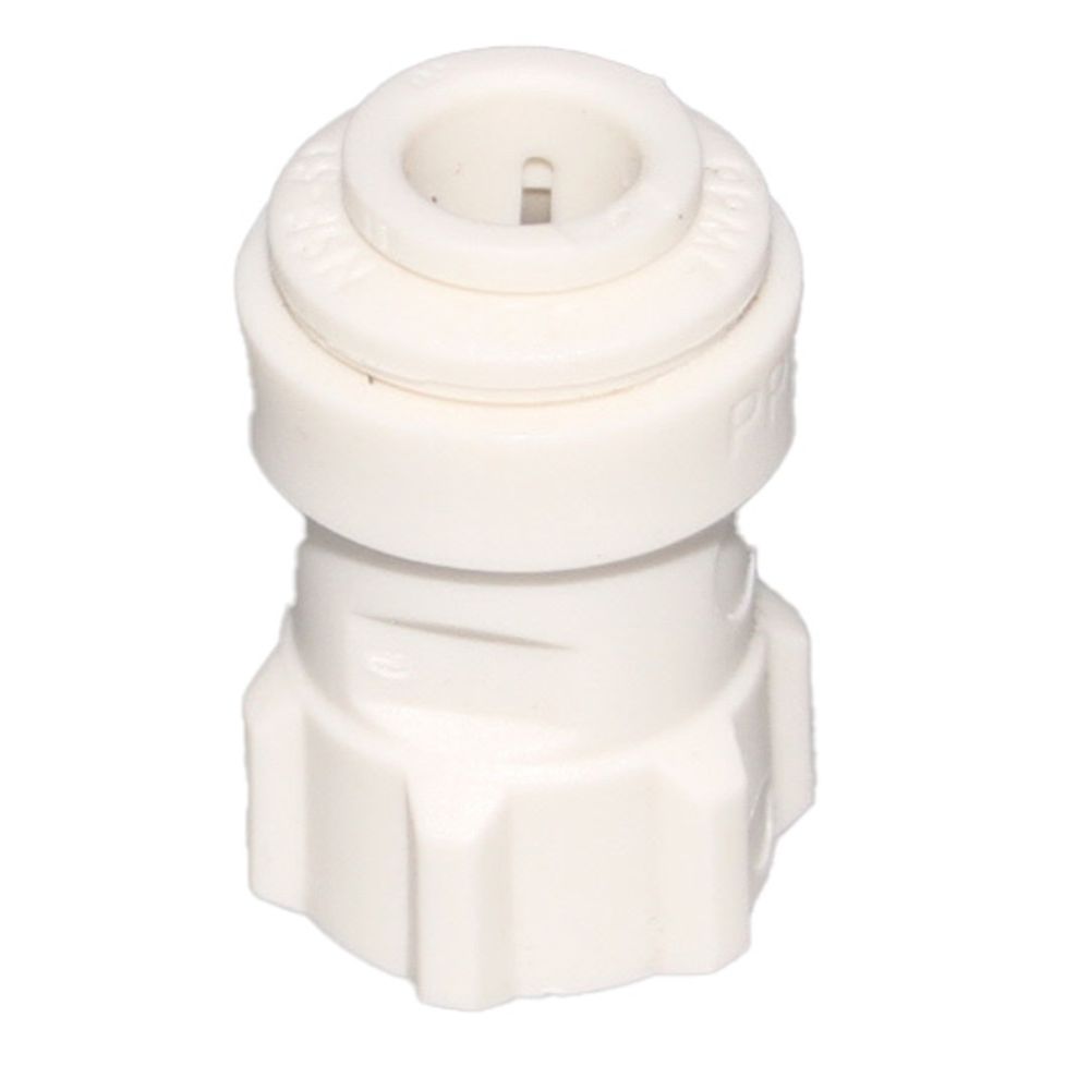 John Guest Faucet Connector UNS Polypro - 1/4 x 7/16-24 UNS